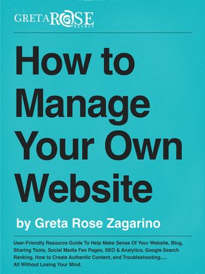 How to Manage Your Own Website - ebook